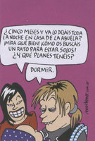 Un toque de humor: los primeros planes sin el bebé