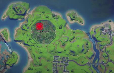 ¿Dónde está la misteriosa cápsula Predator en Fortnite? 2 Tarjeta cápsula depredador