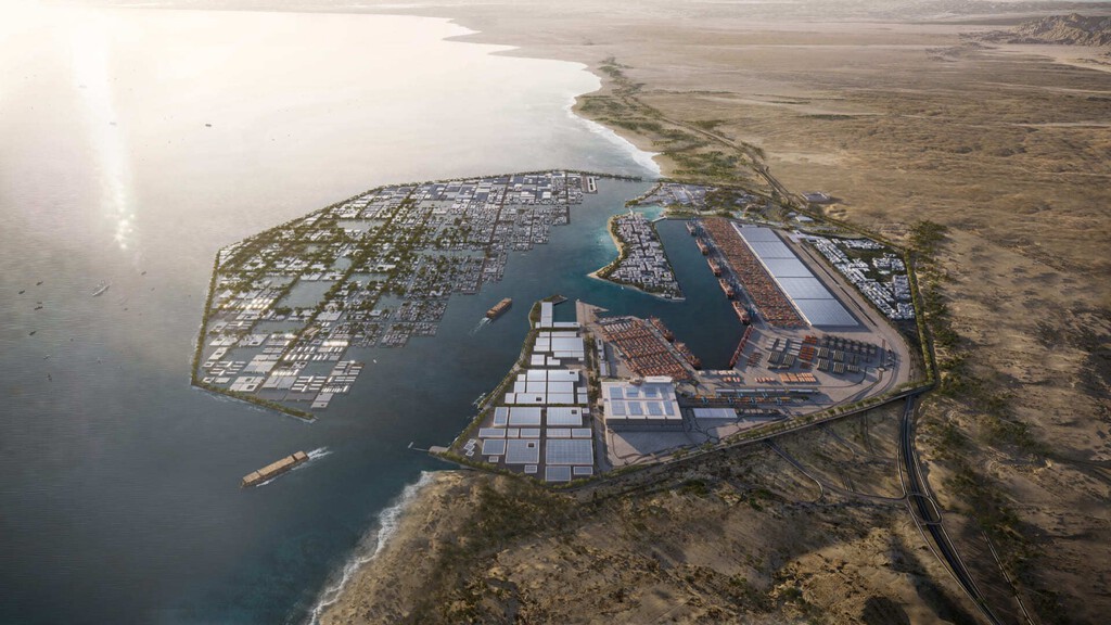 Neom ha dejado de ser ciencia ficción gracias a la guerra de Irán: de ciudad futurista al gran atajo logístico que esquiva Ormuz