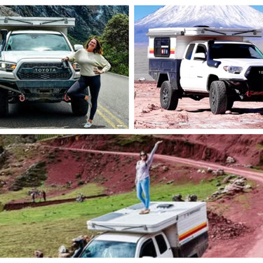 Con 36 años, vive en una camper Toyota viajando por todo el mundo y gastando menos de 1.200 euros al mes 