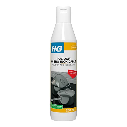 HG Limpiador para Acero Inoxidable, Abrillanta y Protege - 250 ml