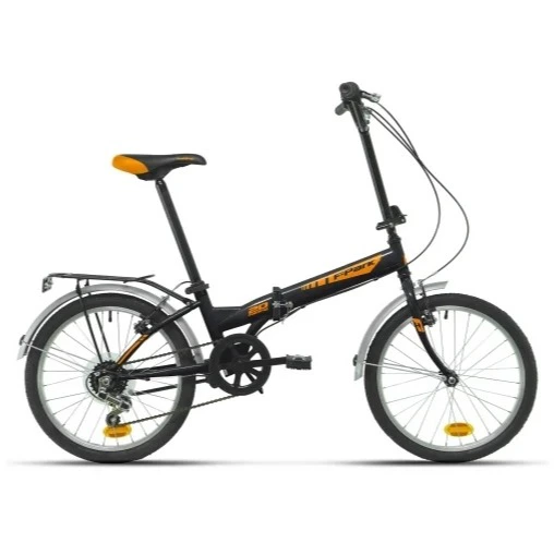 Folding Park 20" Plegable - Negra/Naranja

