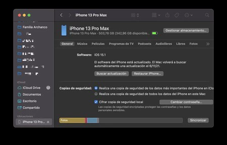 Sincronizar Iphone En Mac Con Finder