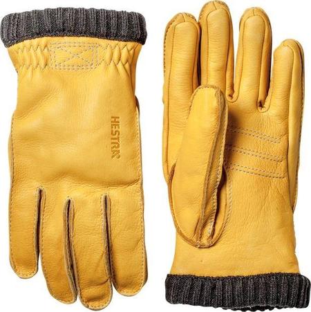 Guantes amarillos de Hestra: vigor y estilo otoñal