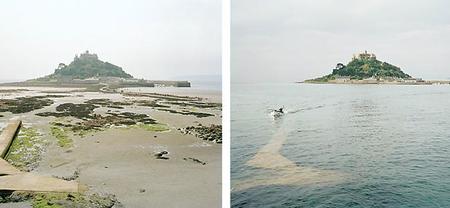 Michael Marten y sus refotografías sobre el mar