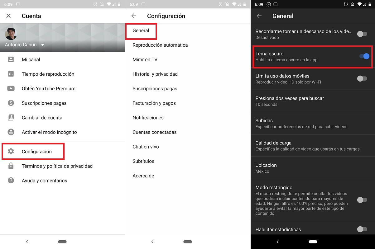 Cómo activar el nuevo modo oscuro de YouTube en escritorio y en Android