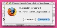 Confirmación, plugin para WordPress