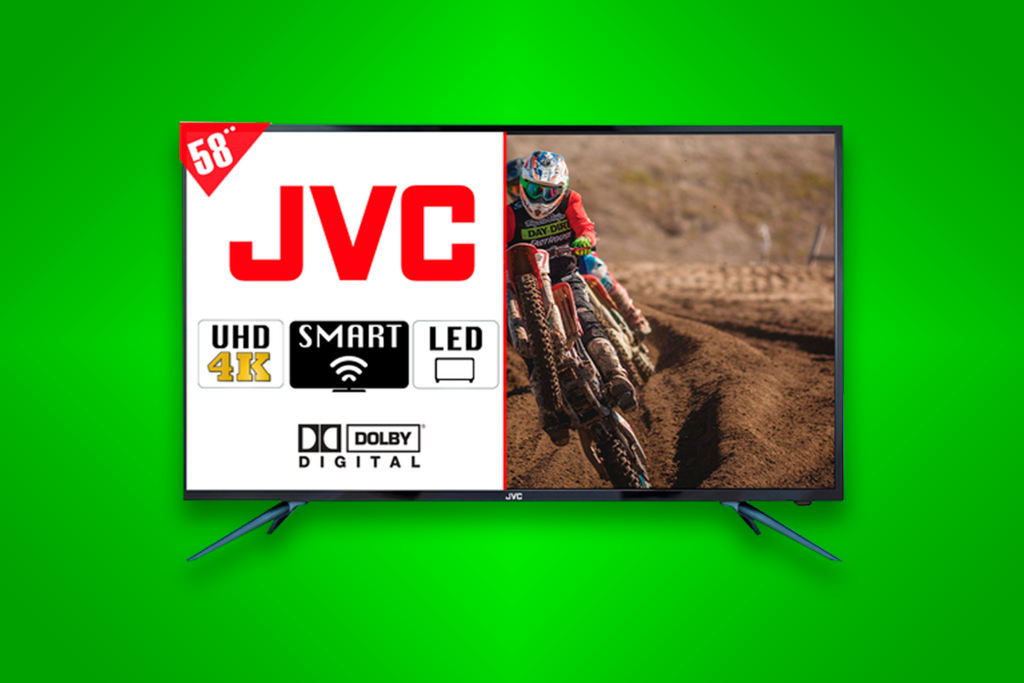 Smart TV JVC 4K de 58 pulgadas con descuento en Sam's Club: 8,999 pesos con Roku TV y hasta 13 meses sin intereses 