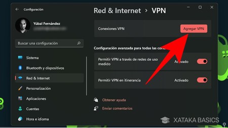 Agora, conecte-se à sua VPN.