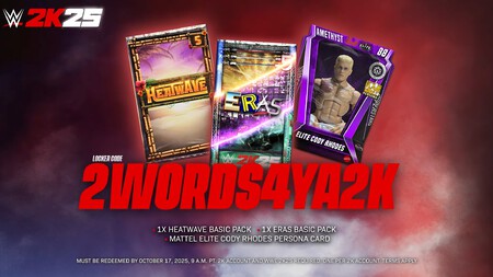 Codigo Xbox Ps5 Wwe 2k25