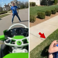 El actor más cachas de Hollywood le parte la cara a un vecino que le tiró de la moto por "hacer ruido" con su Kawasaki Ninja