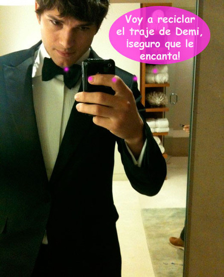 Ashton Kutcher aún no está soltero y ya quiere pasar por la vicaría otra vez