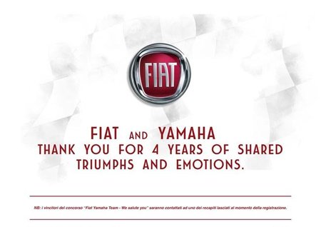 Fiat se despide como patrocinador de Yamaha