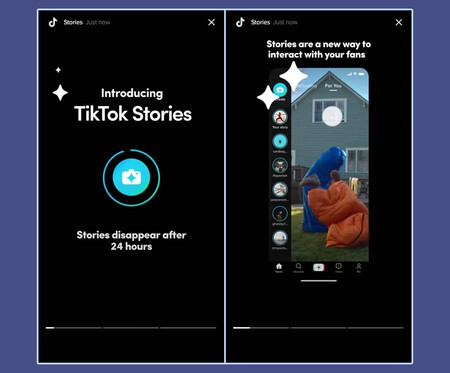 TikTok se copia de Instagram (para variar) y añaden el formato de historias efímeras