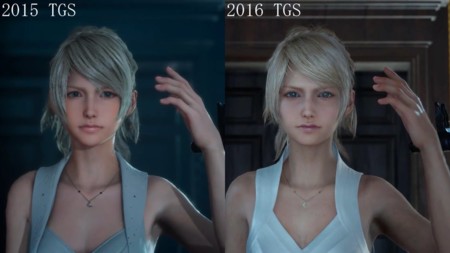 Así ha cambiado Lunafreya de Final Fantasy XV de un año para otro