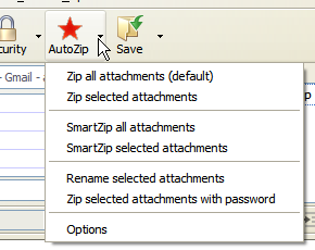Extensión Auto Zip para Thunderbird