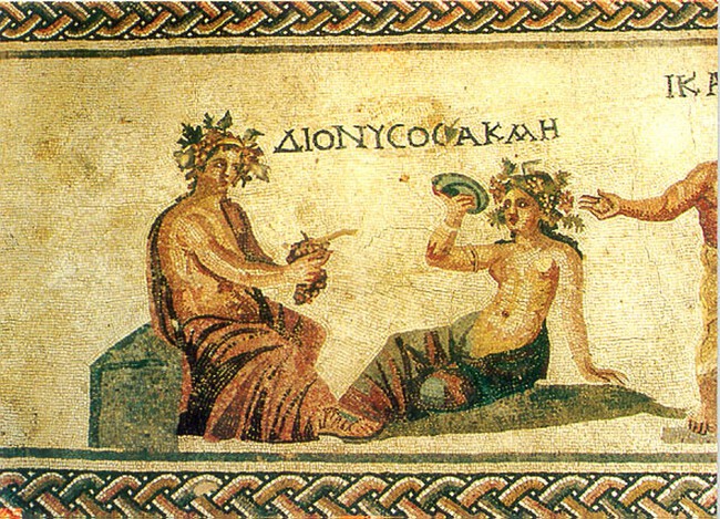 Dionysos Akme Paphos Mosaic