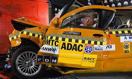 Brilliance BS6 crash test prueba de choque de un coche chino