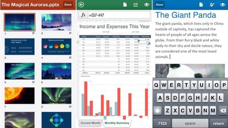 Office para iPhone da sus primeros pasos