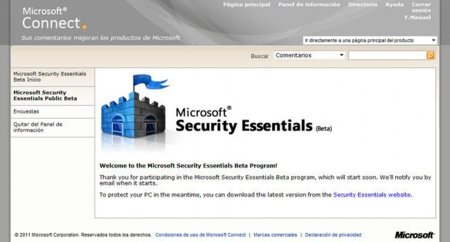 Versión Beta del nuevo Microsoft Security Essentials para finales de año