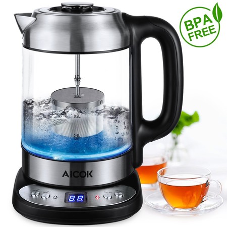 Cupón de descuento del 40% en el hervidor de agua Aicok: ahora se queda en 29,99 euros en Amazon