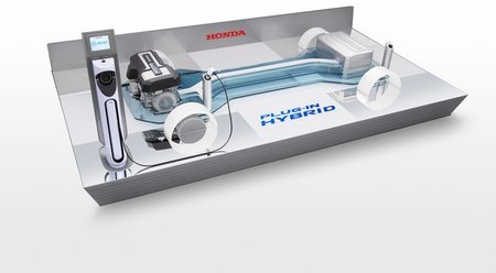Plataforma Honda de coche hibrido enchufable