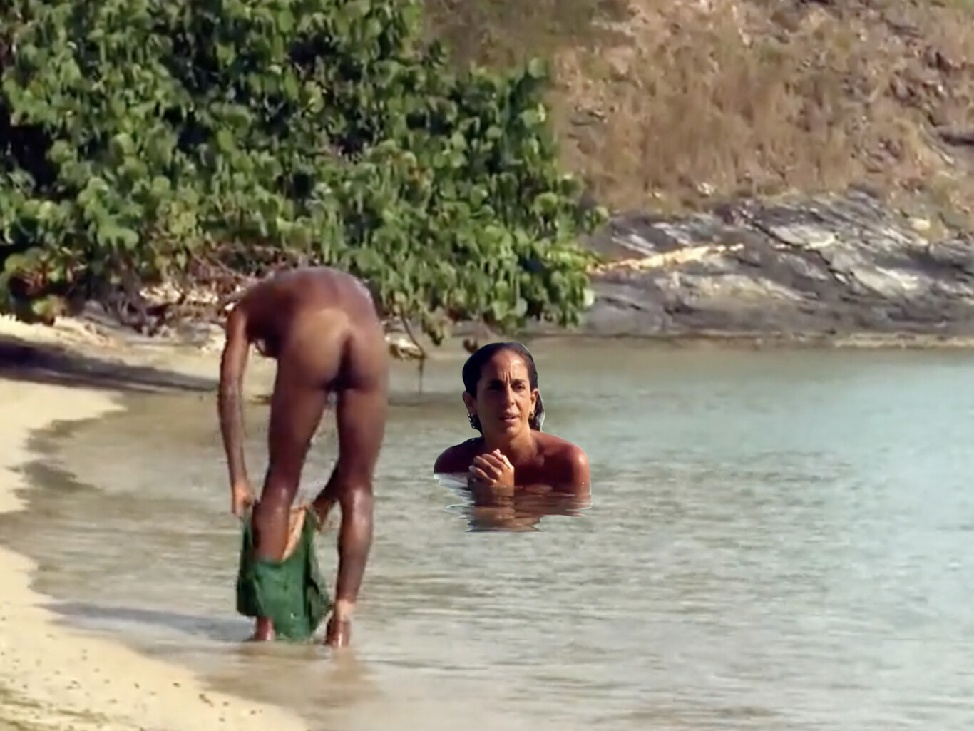 El vídeo del baño en bolas de Yulen Pereira y Anabel Pantoja en  'Supervivientes': el nuevo episodio de su tórrida historia de amor