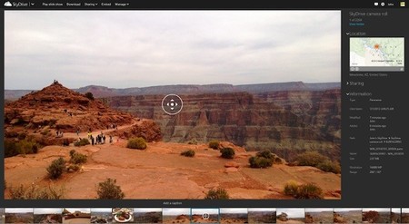 SkyDrive y Windows 8.1 Preview permiten crear y ver imágenes panorámicas