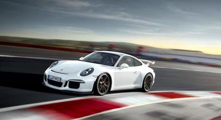 Porsche 911 GT3 blanco lateral