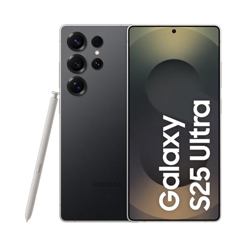 Celular Samsung Galaxy S25 Ultra 5G, 256GB, 12GB RAM, Câmera Quádrupla de 200+50+10+50, Tela Grande de 6.9", Titânio Preto