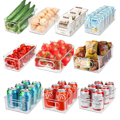 6Pcs Organizador Nevera con Asa