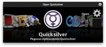 Interfaz Silverflow para Quicksilver