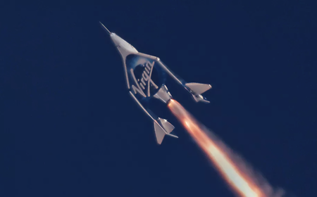 52 km de altura, el nuevo récord alcanazado por el avión espacial de Virgin Galactic
