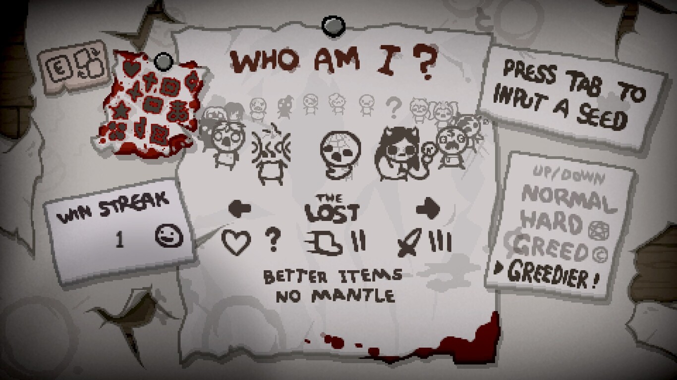 The Binding of Isaac Repentance cómo desbloquear todas las versiones