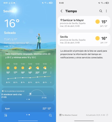 Samsung Weather One Ui 8