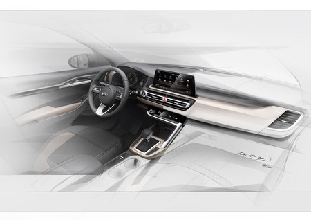El misterioso B-SUV de KIA muestra el interior, previo a su estreno este verano