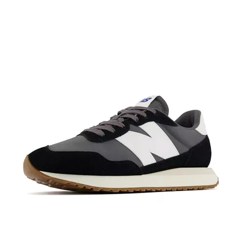 New Balance Men's 237 V1 Sneaker, Black/Magnet/Gum, 10