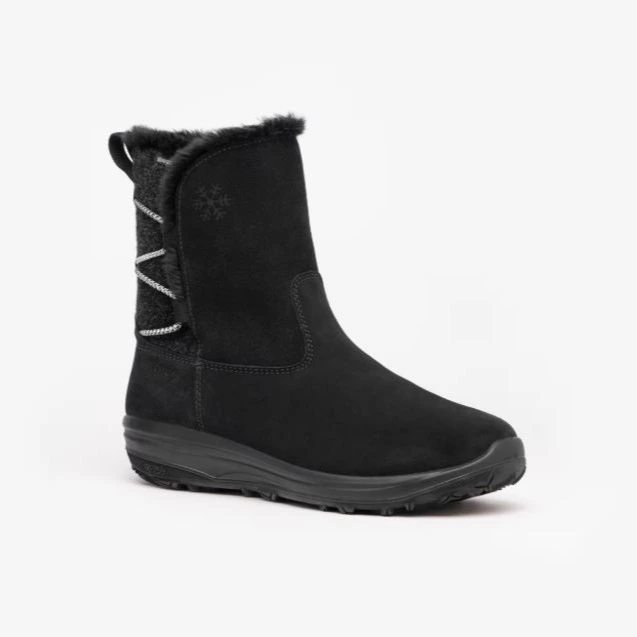 Botas de nieve y apreski impermeables de piel Mujer Quechua SH500
