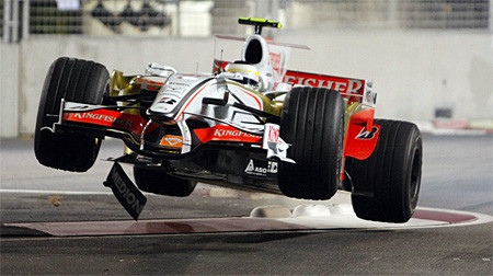 25 geniales fotos del GP de F1 de Singapur