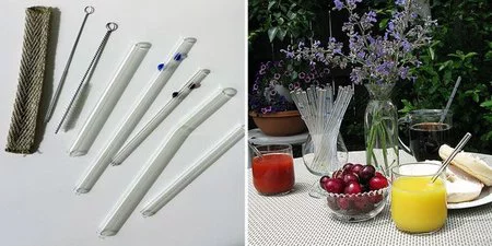 Pajitas de cristal de Glass Dharma