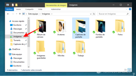 Capturas De Pantalla Dentro De La Carpeta Imagenes