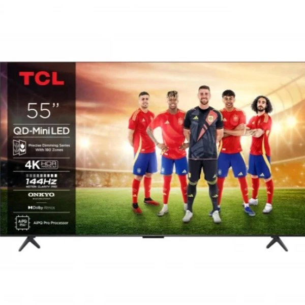 TV TCL 55C61KX7 55" (139,7 cm), MiniLED, 4K UHD, 144 Hz, Procesador AiPQ Pro, Smart TV, Quantum Dot