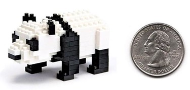 El oso panda de NanoBlock