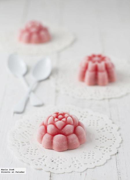 Bavarois helada de sandía. Receta