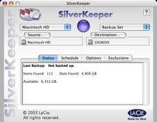 SilverKeeper, realizando backups en Mac OS X