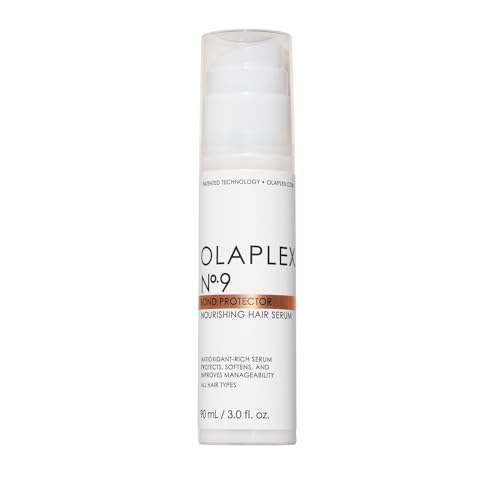 Olaplex No 9 Suero Nutritivo Para el Cabello, Protector Del Calor, Suaviza y Nutre Sin Peso, Reduce Los Enredos y La Estática, Para Todo Tipo de Cabello, Sin Sulfatos Ni Parabenos, 90ml