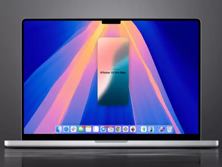 Mac での iPhone ミラーリング