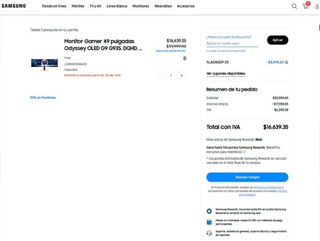 Samsung Odysey Oled G9