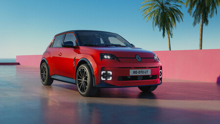 Renault 5 E Tech Electrico rojo