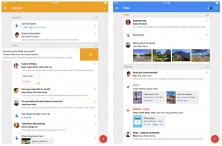 Inbox, la nueva visión del correo de Google, llega a los iPad